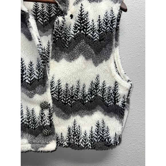 Womens Pine Cone Designs Sweater Sleeveless Palmer Lake Colorado Medium - Picture 4 of 11